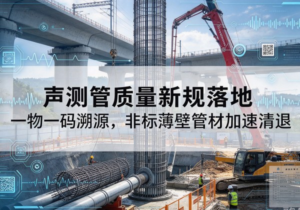 安宁声测管质量新规落地，一物一码溯源，非标薄壁管材加速清退